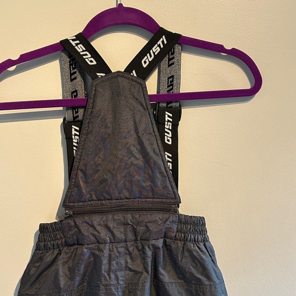 Gusti Kids Dark Gray Ski pants with Logo Straps - Picture 10 of 16